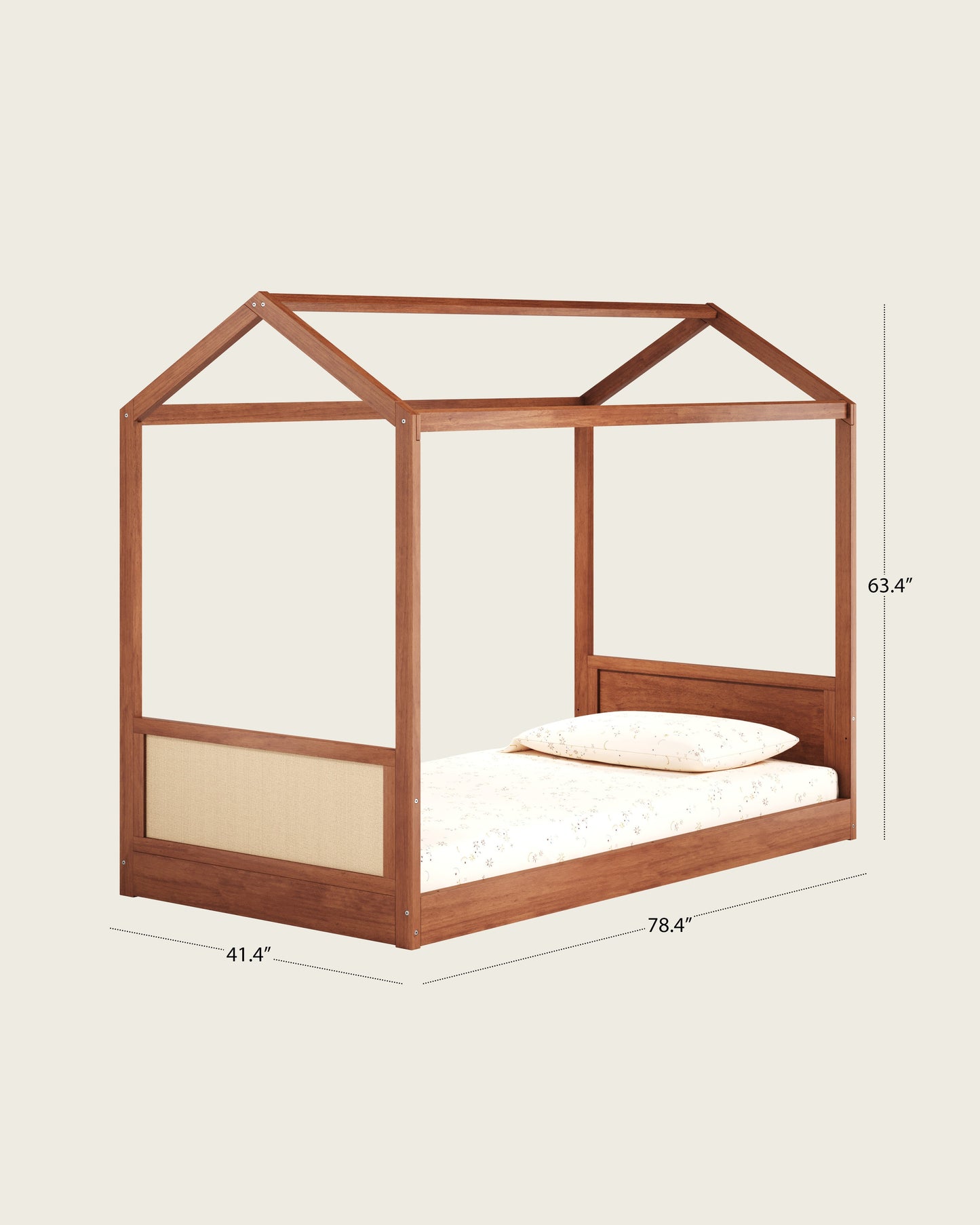 Lit enfant Our House | Lit Montessori convertible au sol en lit simple