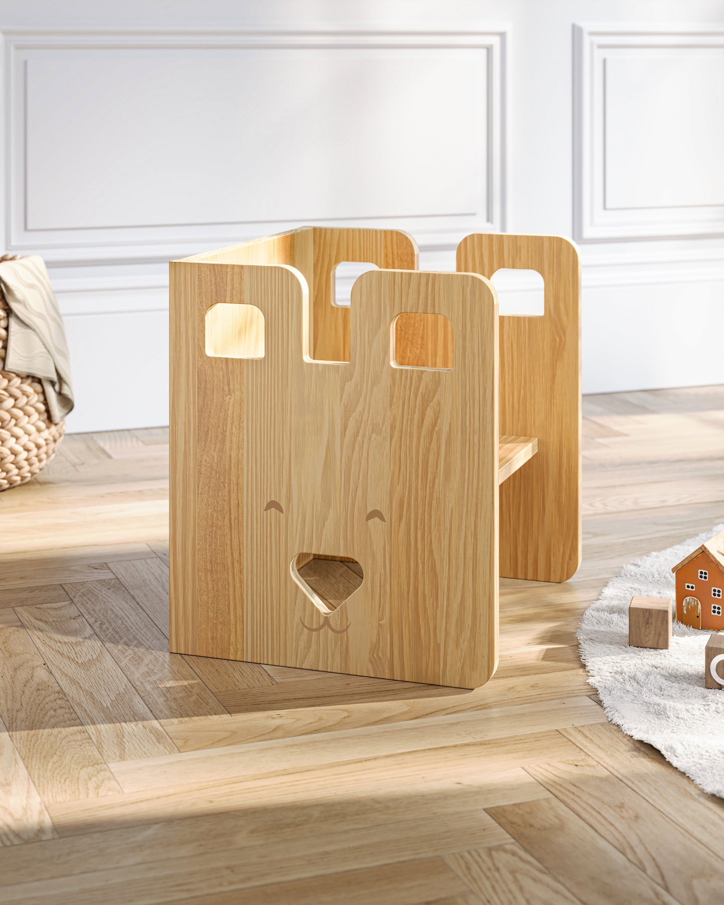 Ensemble table et chaise Montessori Ourson