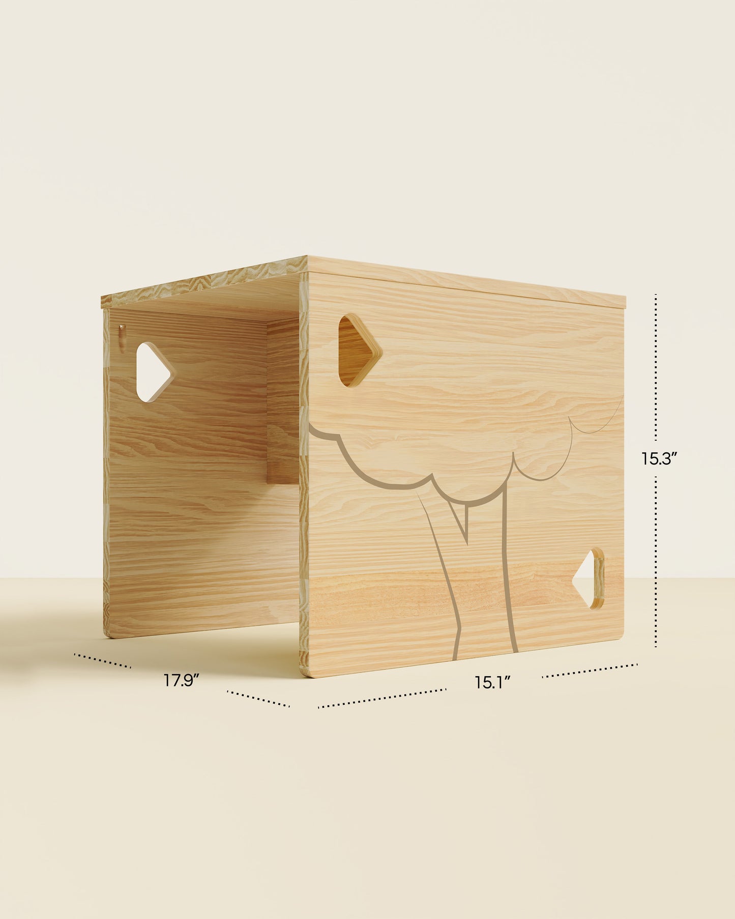 Ensemble table et chaise Montessori Ourson