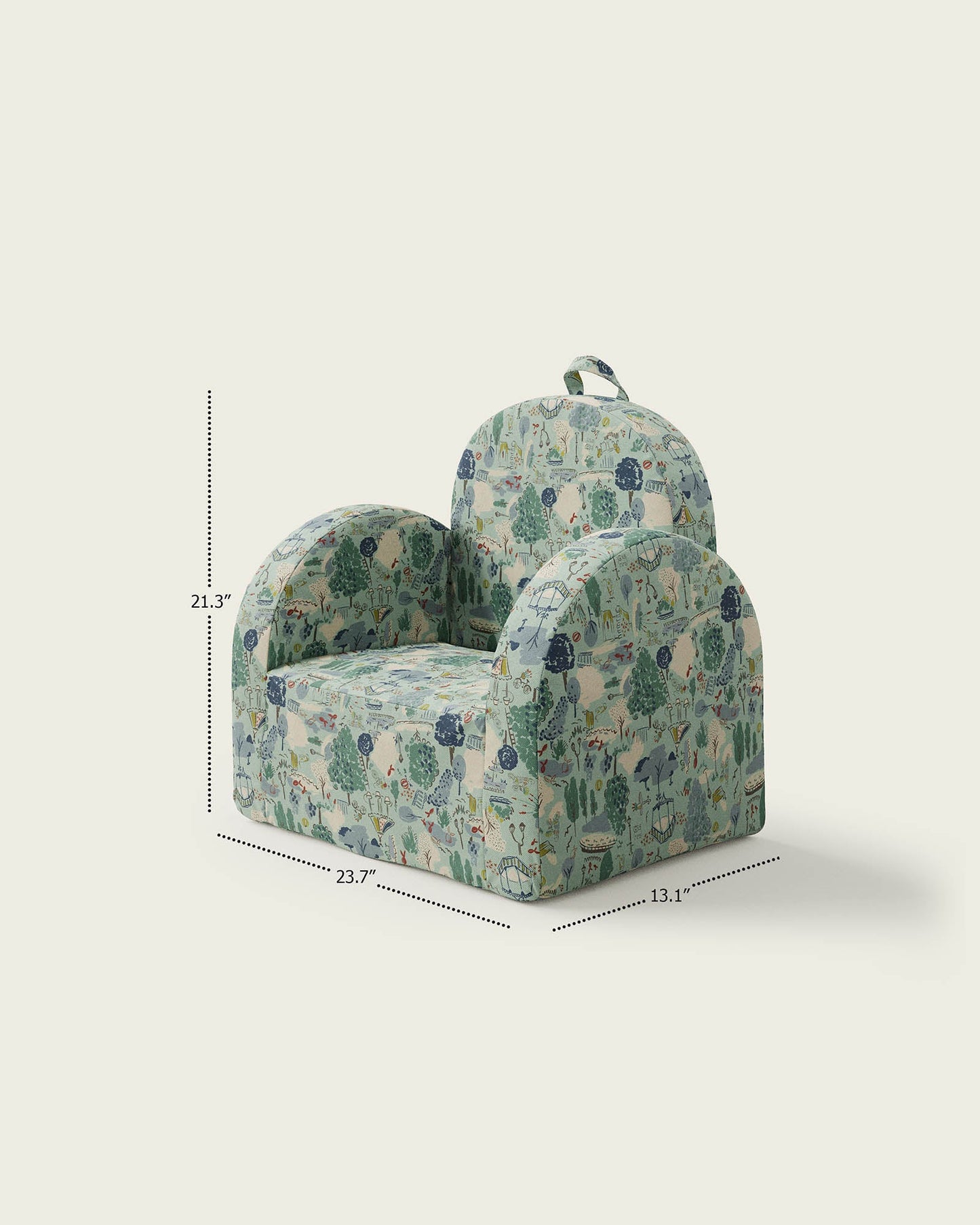 La mini-chaise Hop en sergé