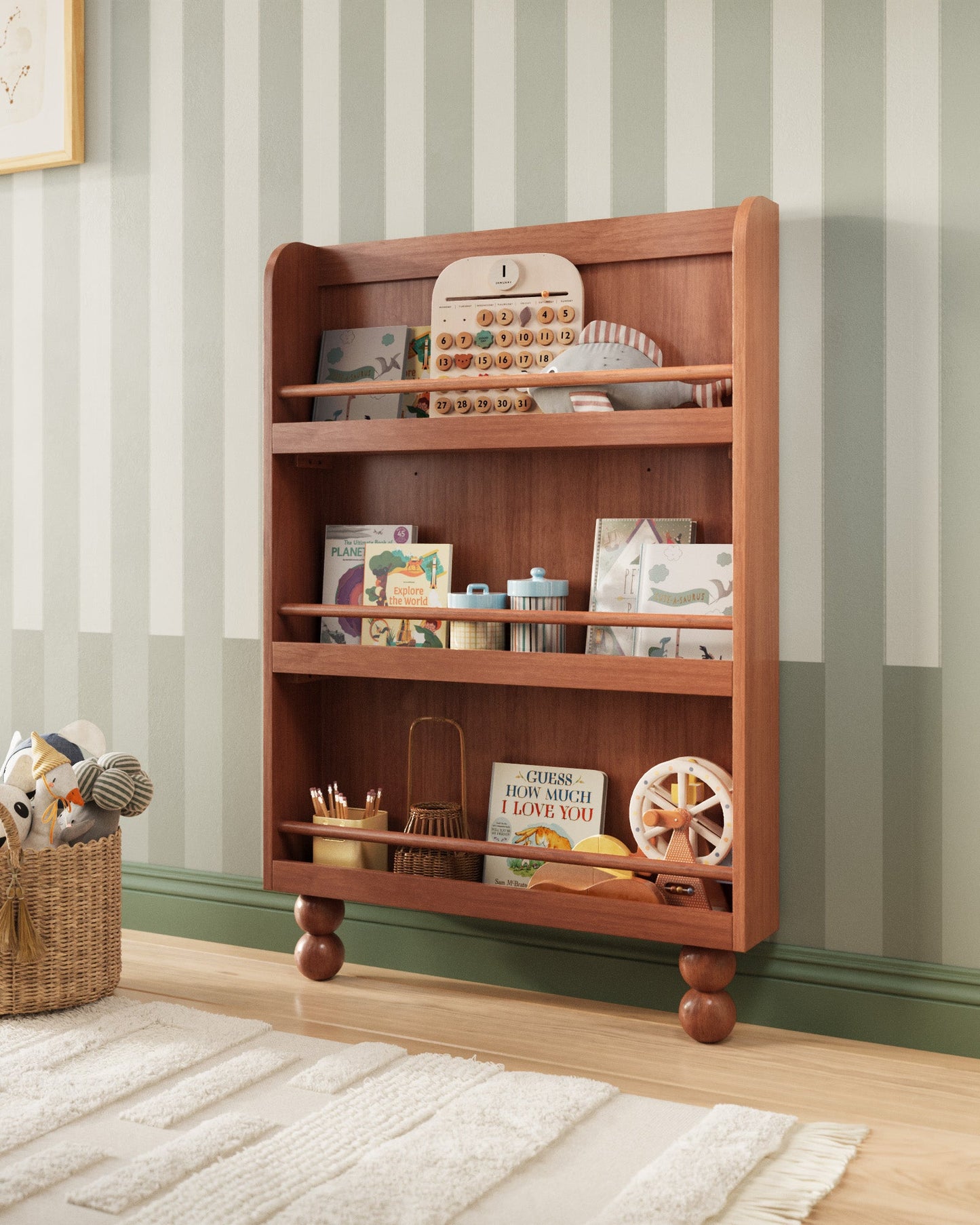 Bibliothèque murale en ronces