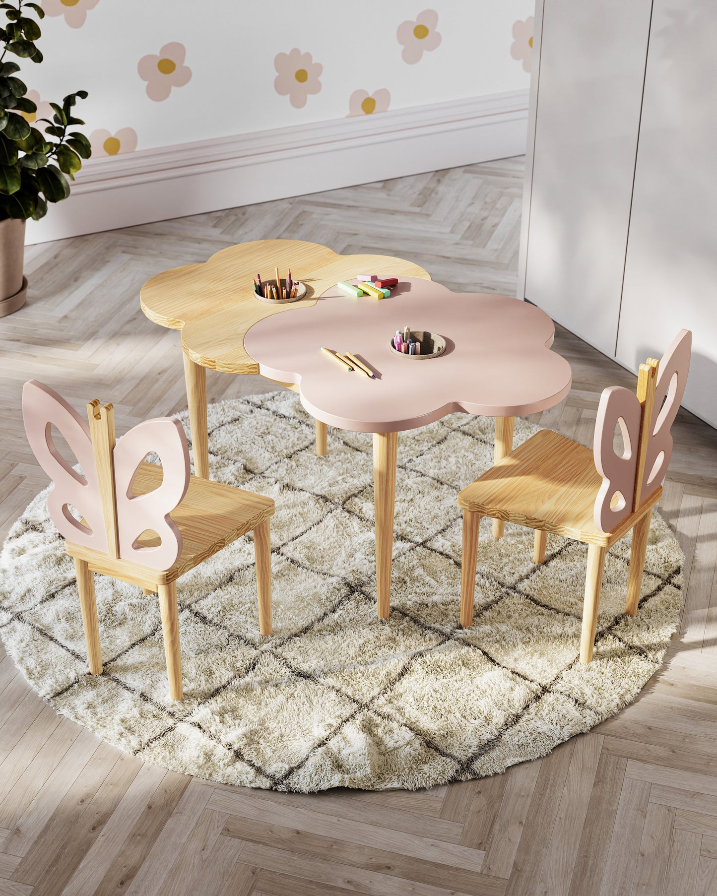 Ensemble de table de jeu Mariposa
