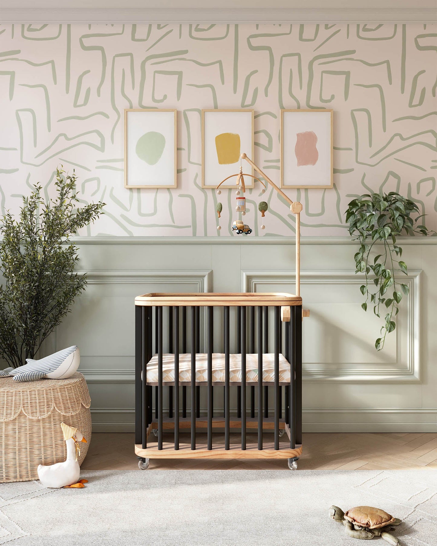 Le berceau nuage de bonbons