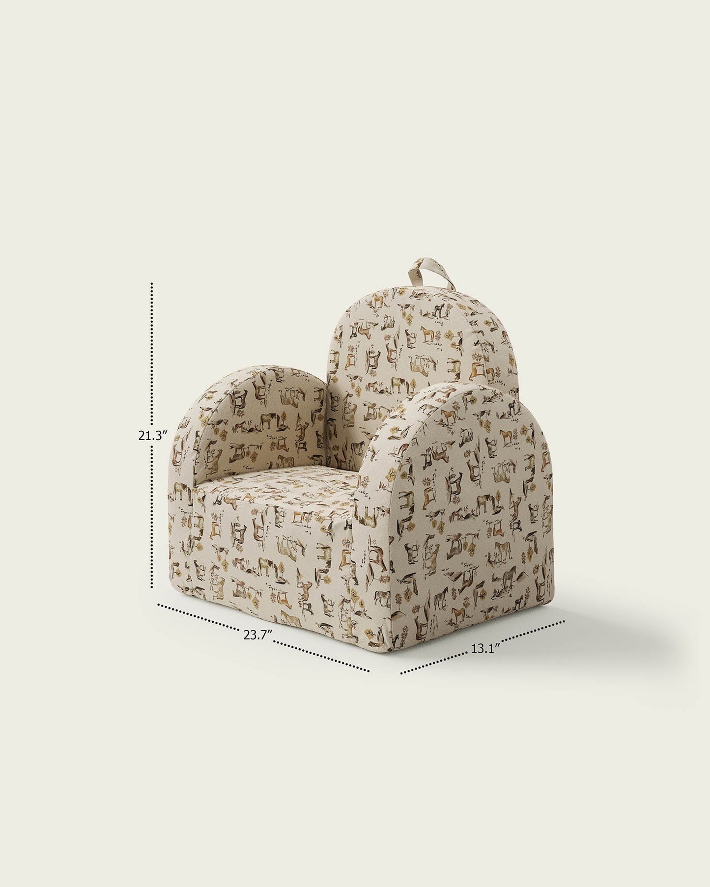 La mini-chaise Hop en sergé