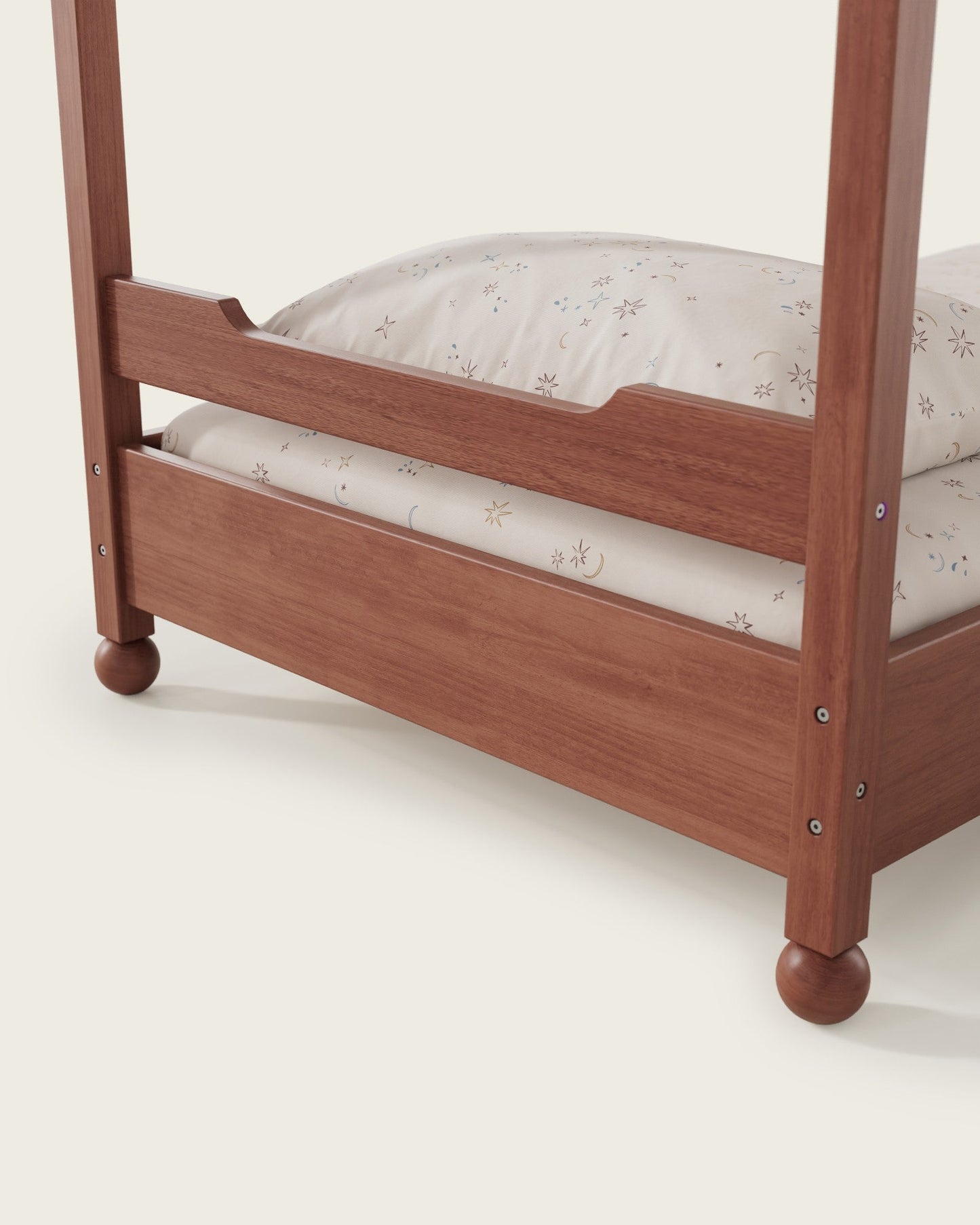 Lit enfant à baldaquin château