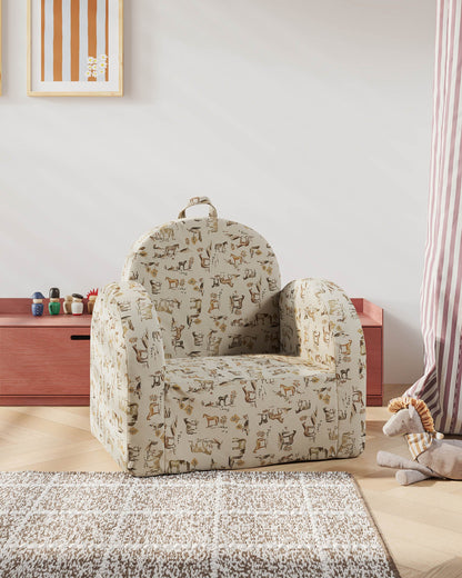 La mini-chaise Hop en sergé