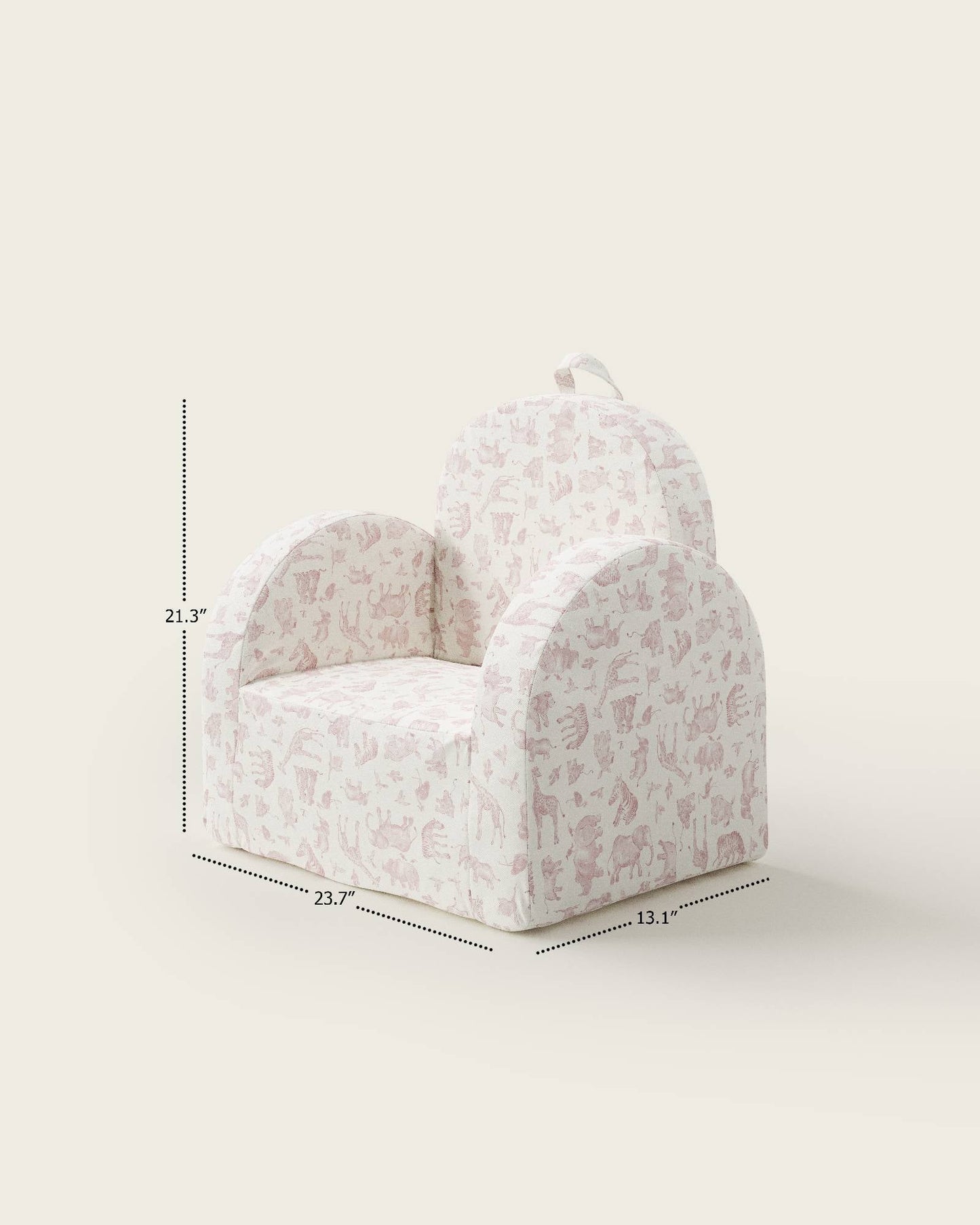 La mini-chaise Hop en sergé