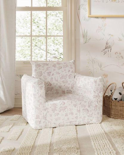 Le fauteuil Hug Mini en sergé