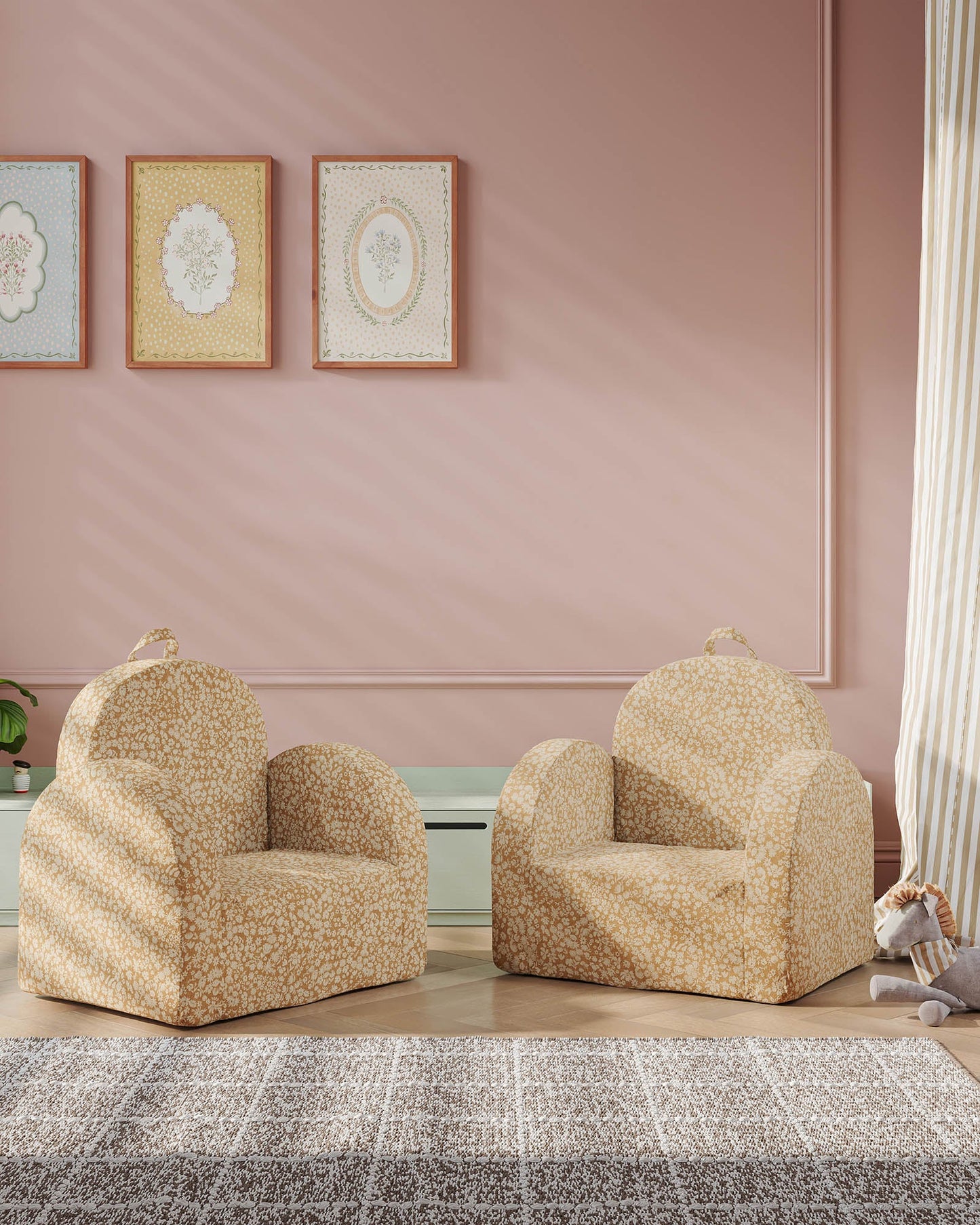 La mini-chaise Hop en jacquard