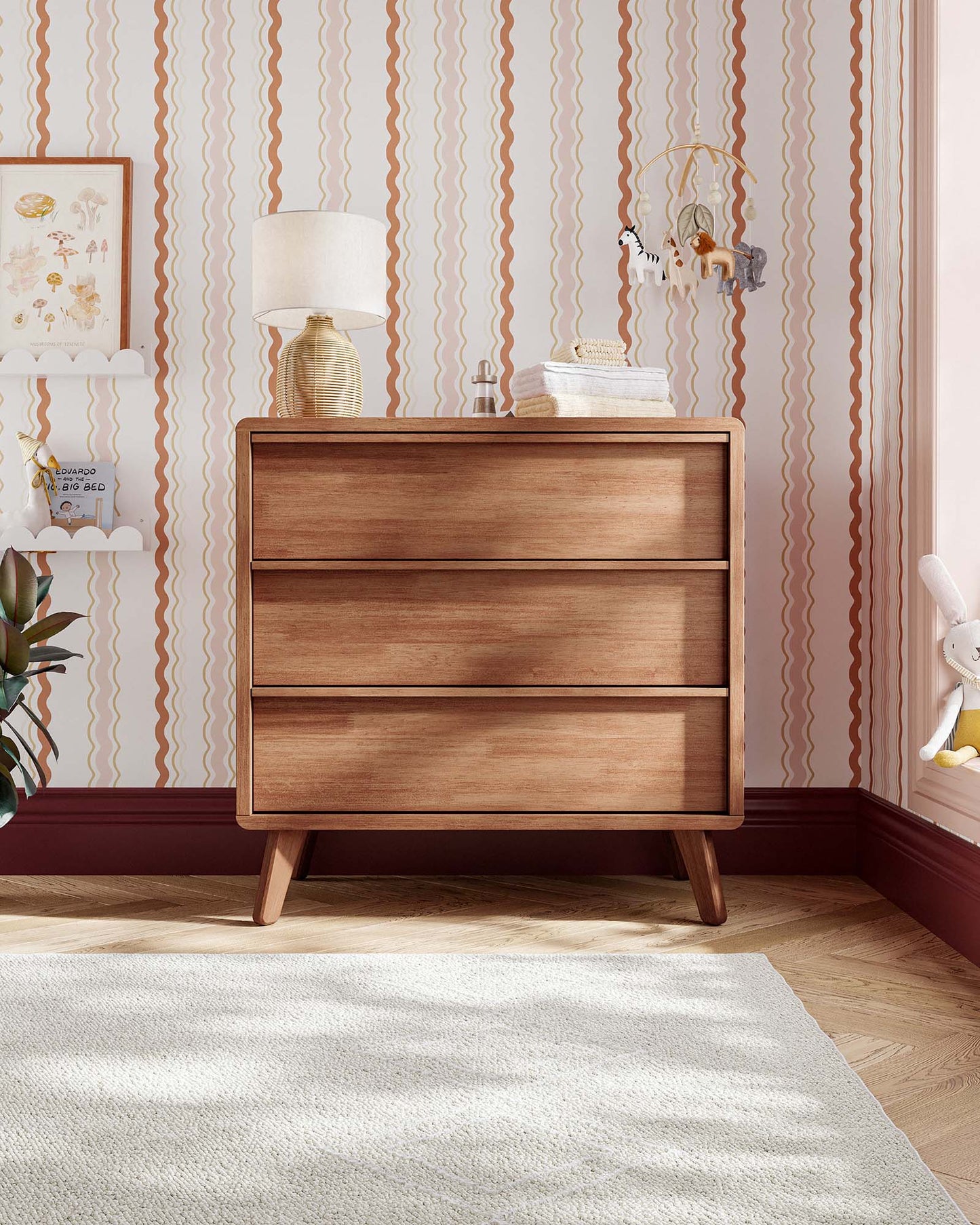 La commode Willow assemblée