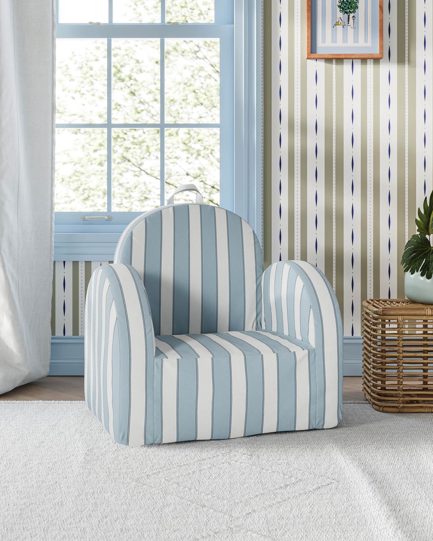 La mini-chaise Hop en sergé