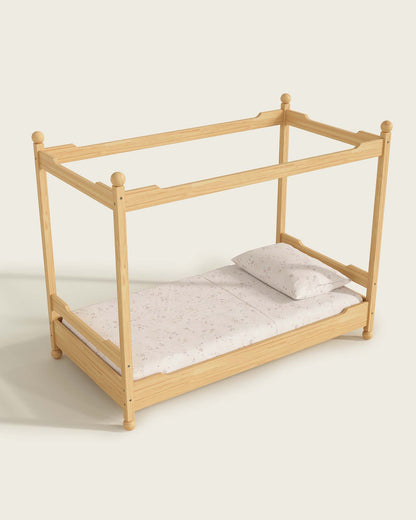 Lit enfant à baldaquin château