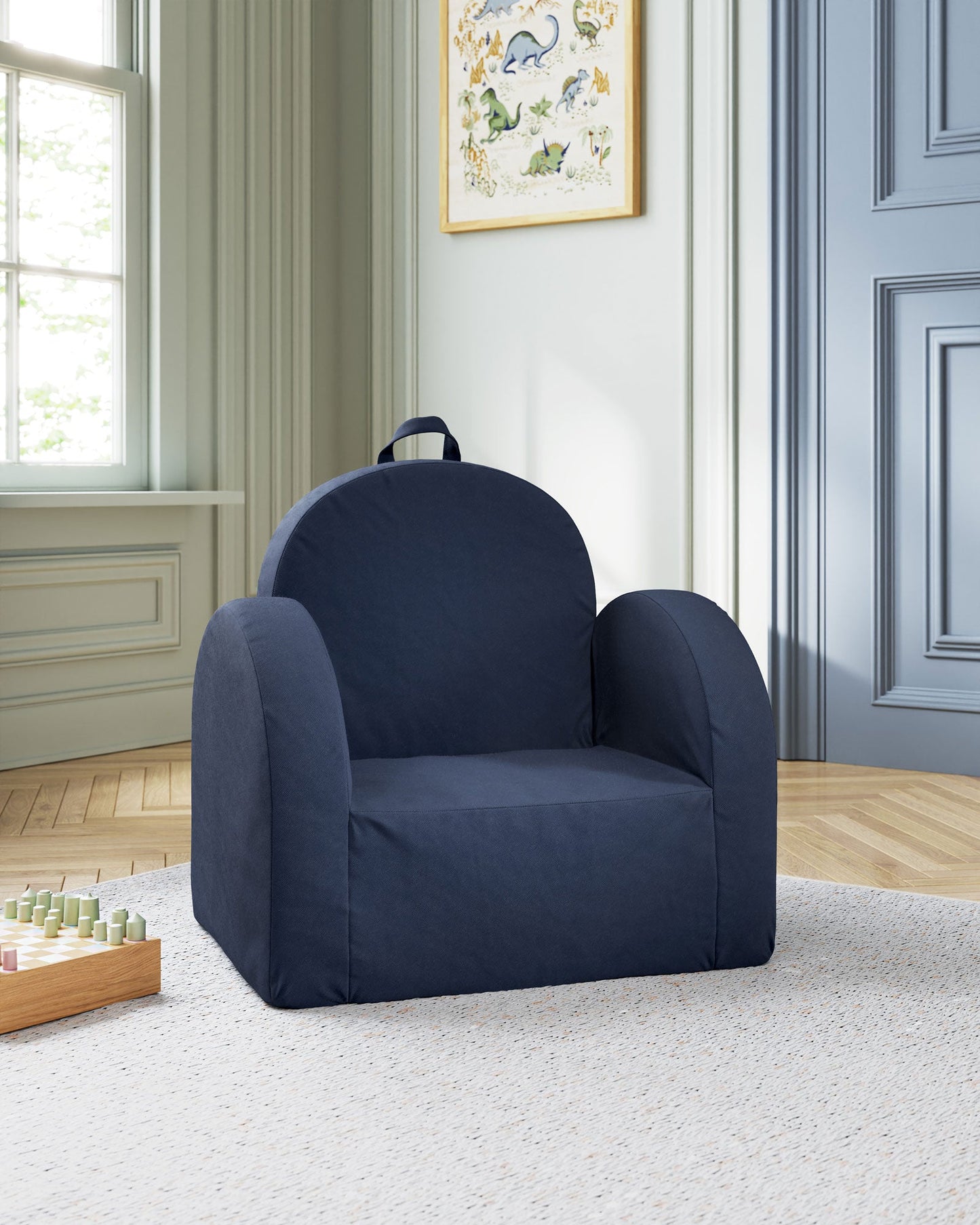 La mini-chaise Hop en sergé