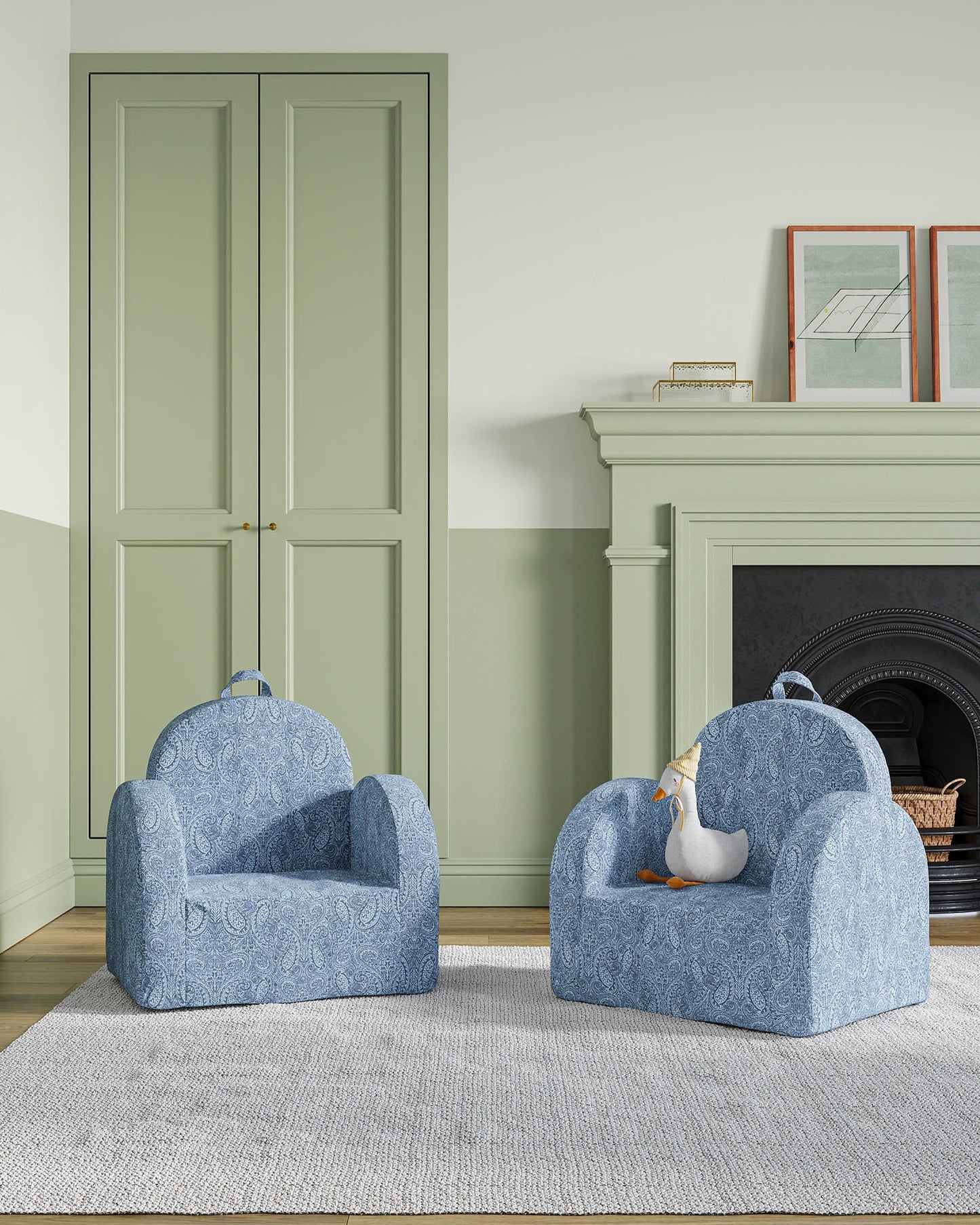 La mini-chaise Hop en jacquard