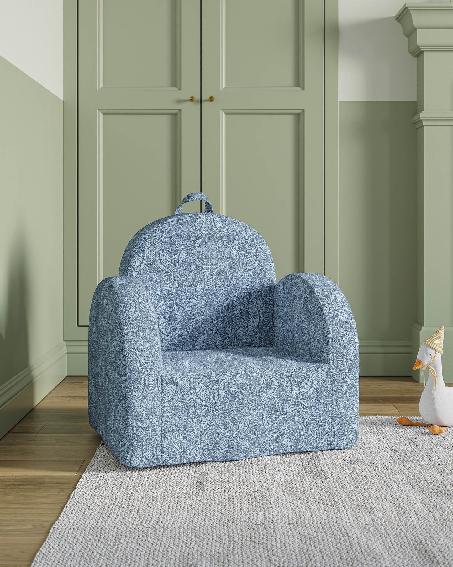 La mini-chaise Hop en jacquard