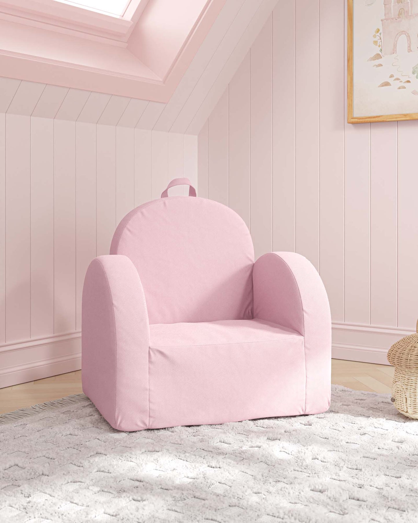 La mini-chaise Hop en sergé