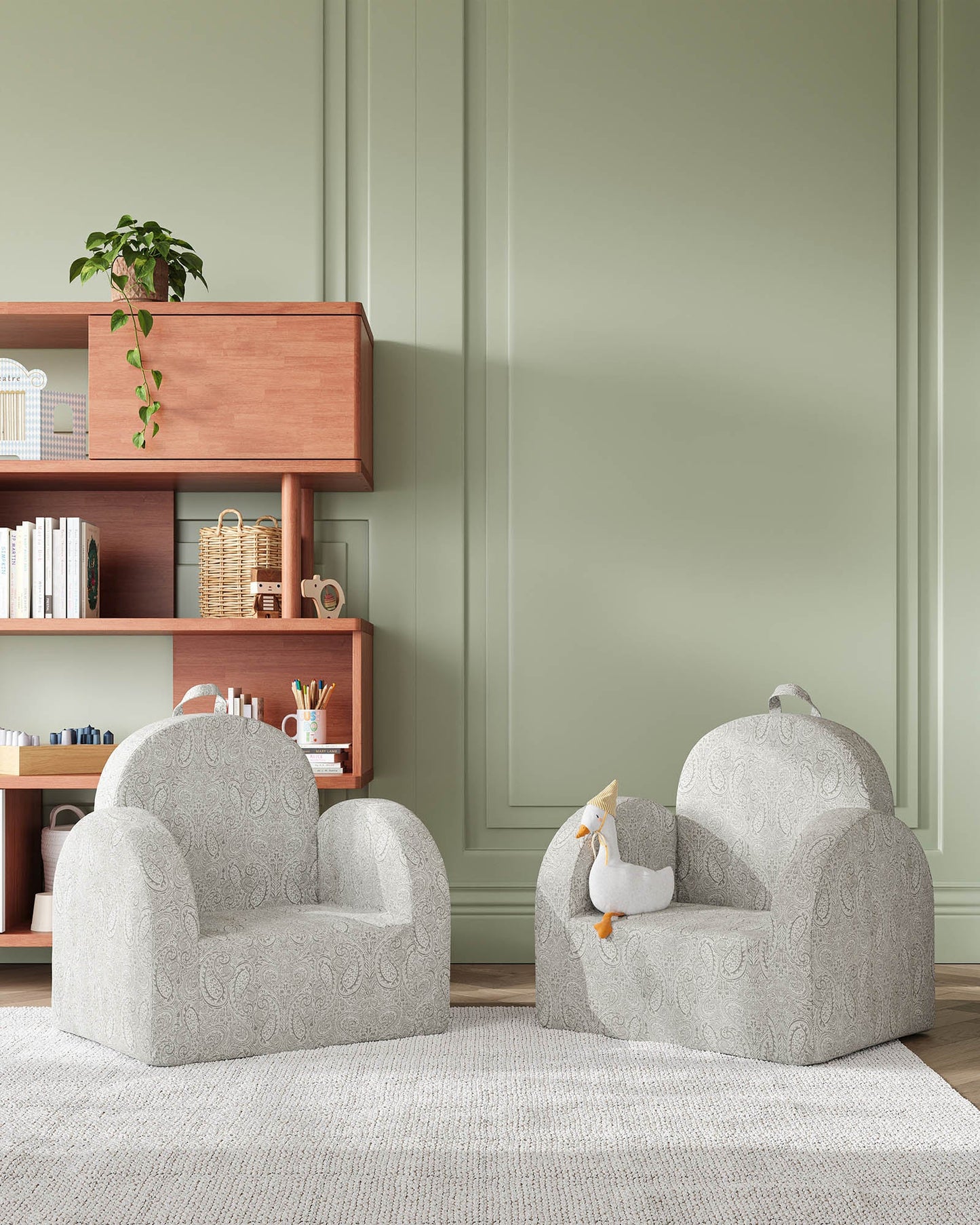 La mini-chaise Hop en jacquard