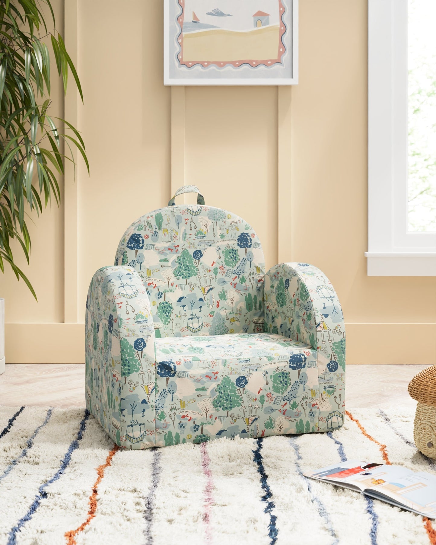 La mini-chaise Hop en sergé