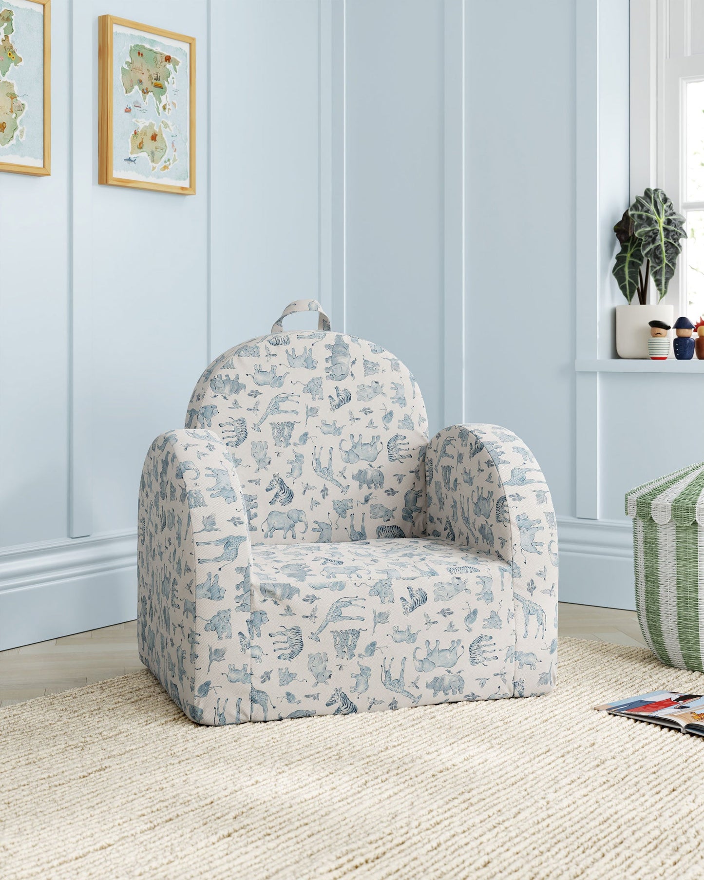 La mini-chaise Hop en sergé