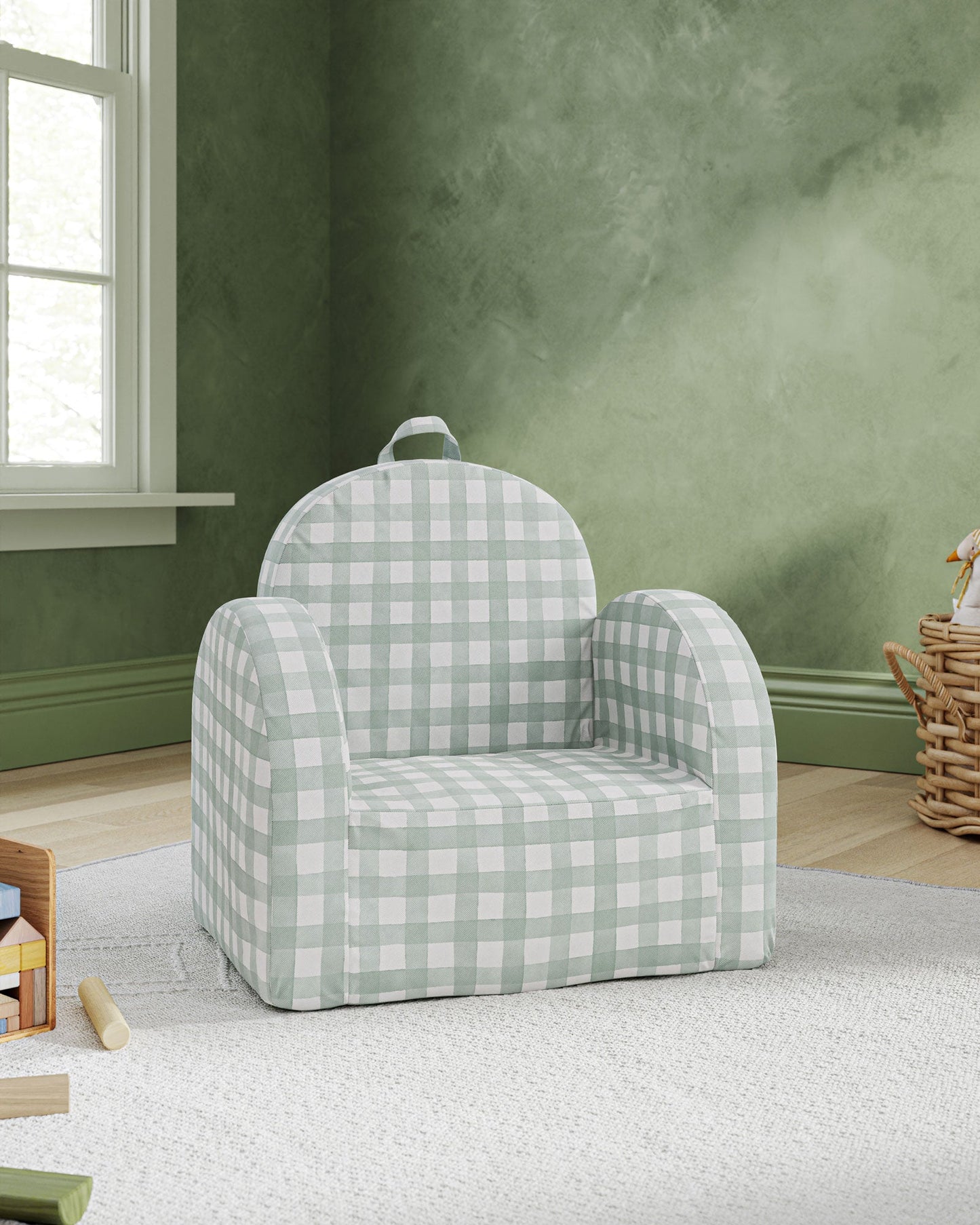 La mini-chaise Hop en sergé