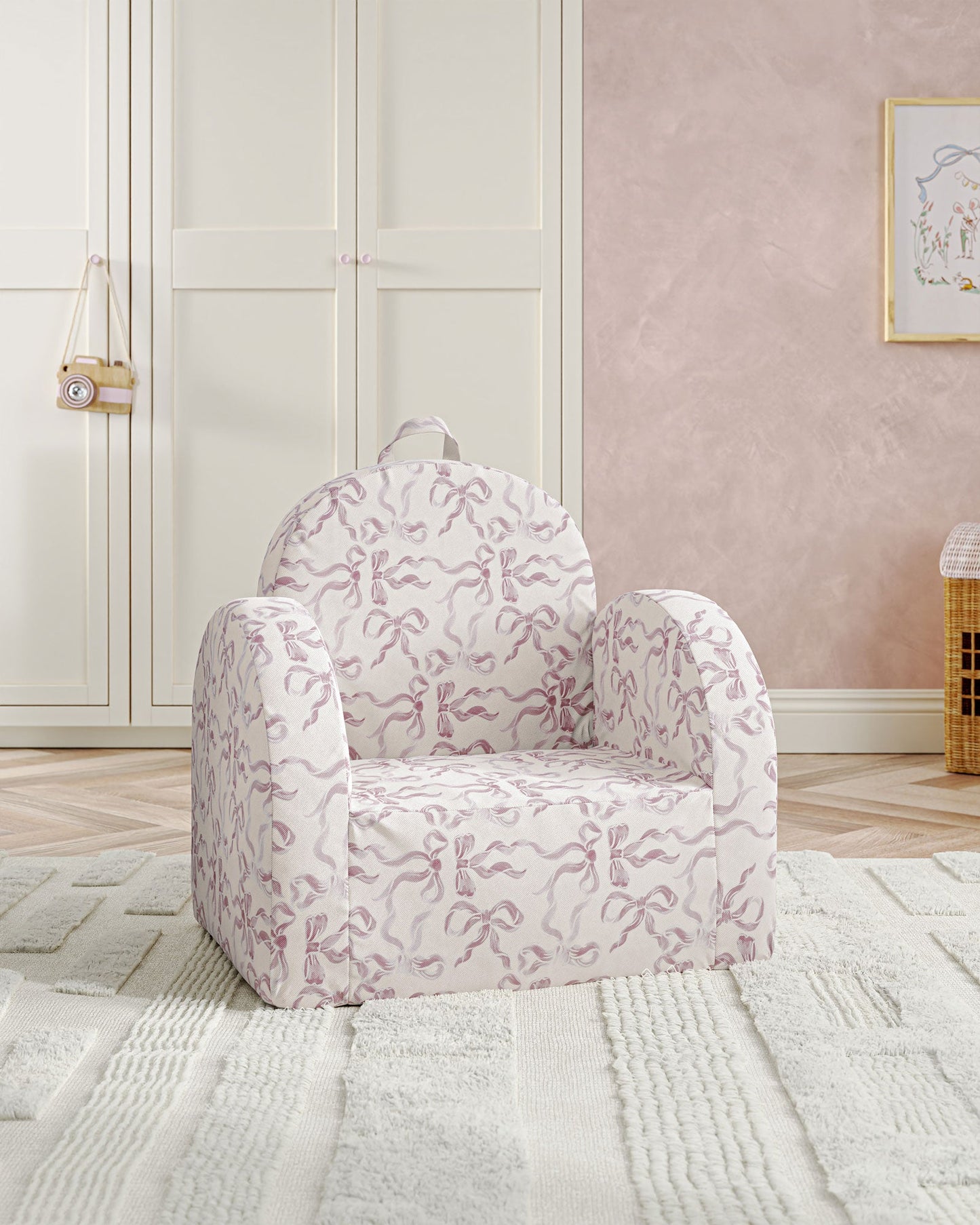 La mini-chaise Hop en sergé