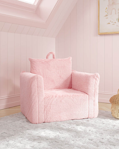 Le fauteuil Hug Mini en fausse fourrure