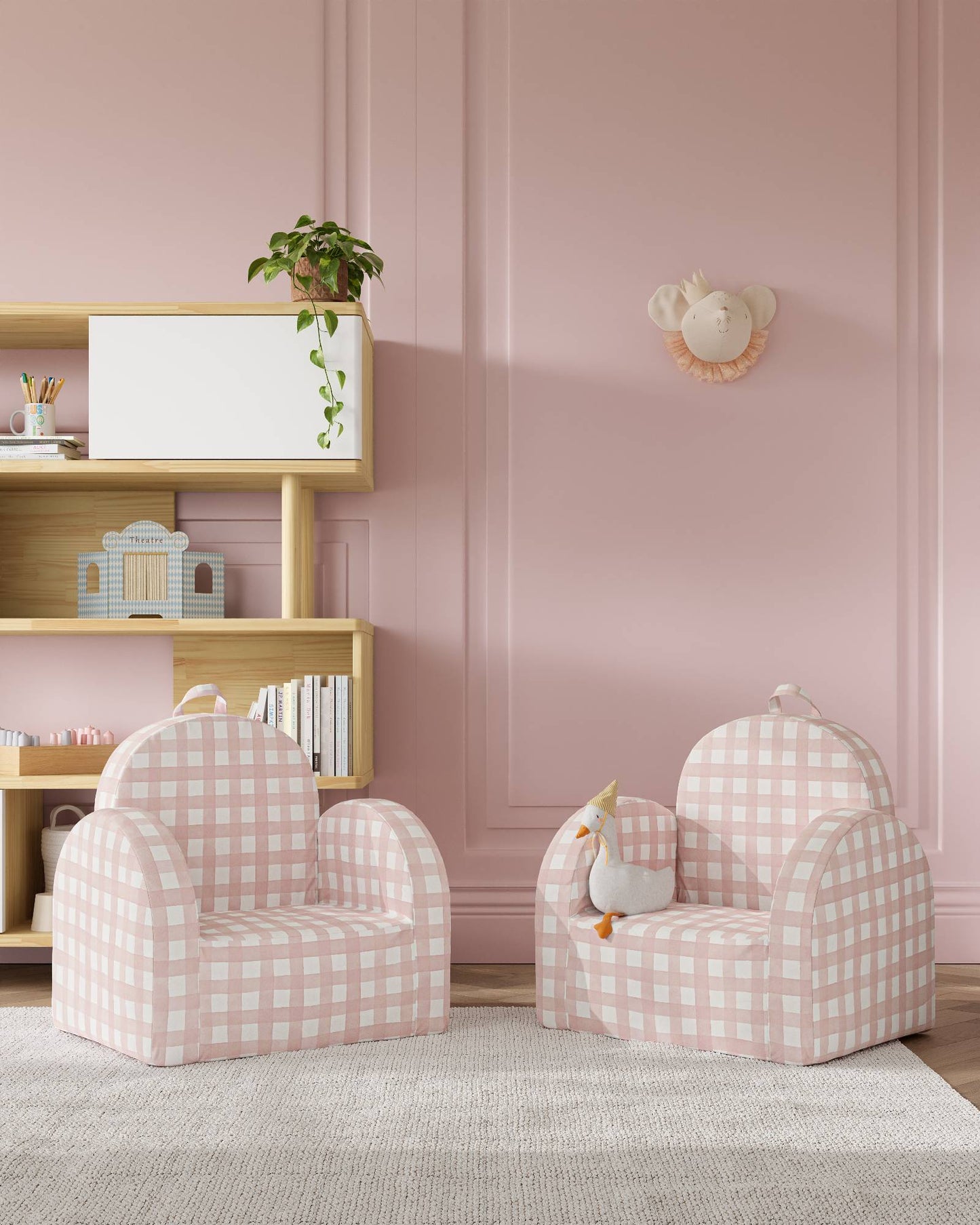 La mini-chaise Hop en sergé