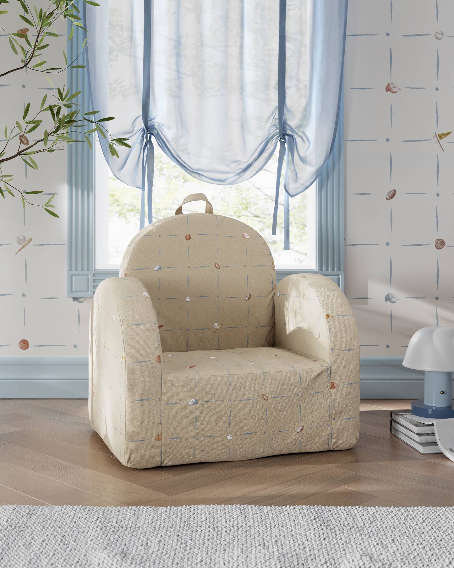 La mini-chaise Hop en sergé