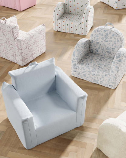 La mini-chaise Hop en sergé