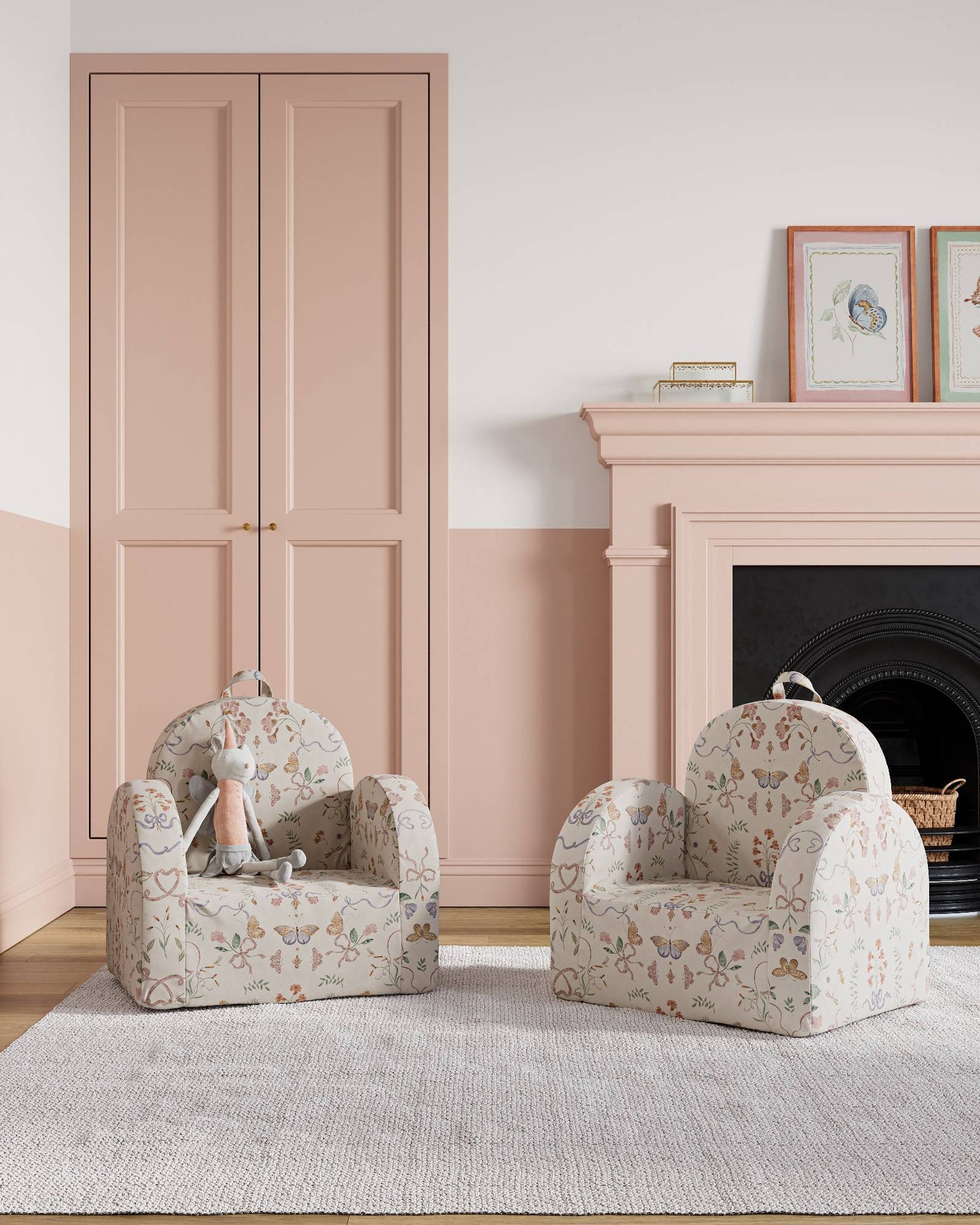 La mini-chaise Hop en sergé