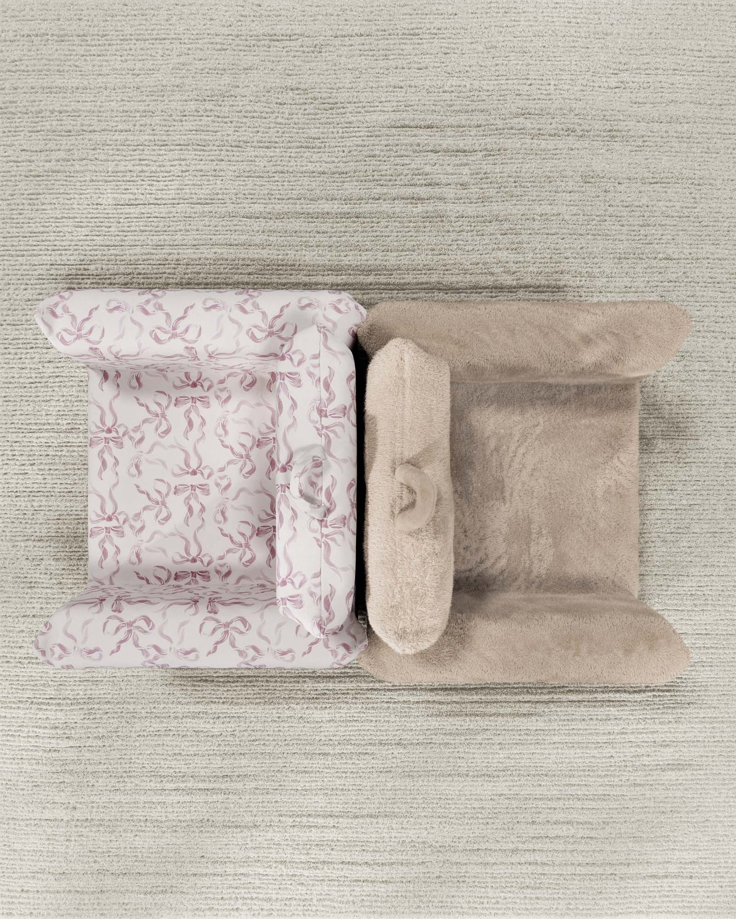 Le fauteuil Hug Mini en fausse fourrure