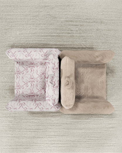 Le fauteuil Hug Mini en fausse fourrure