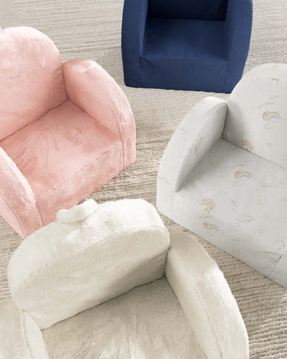 La mini-chaise Hop en fausse fourrure