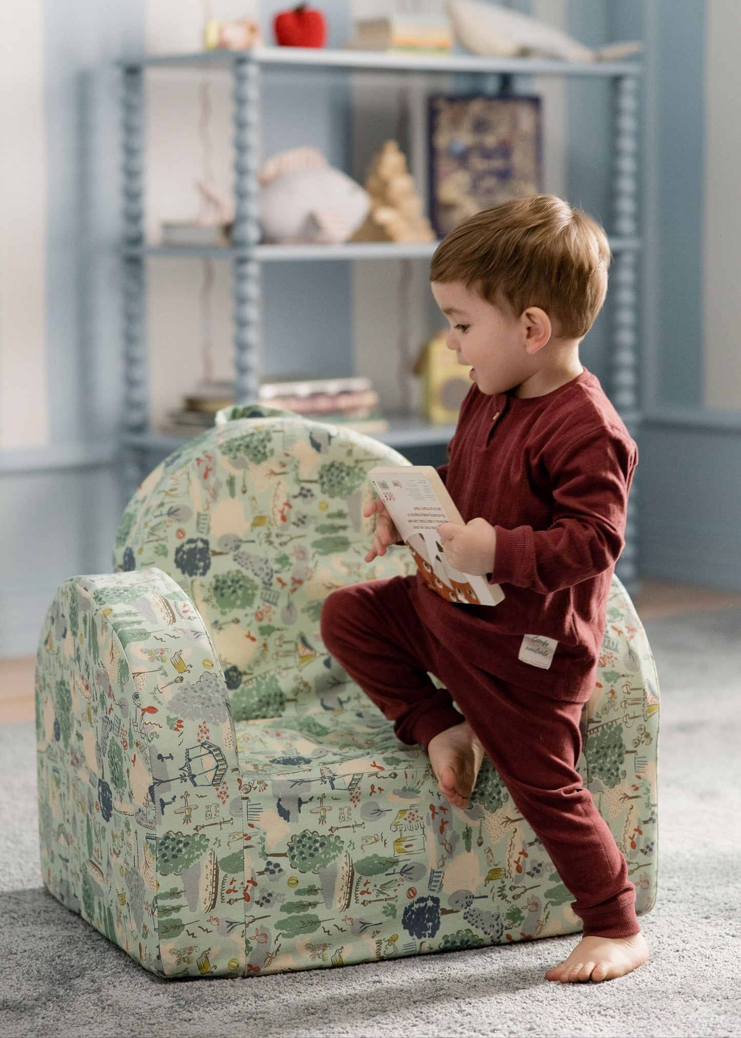 La mini-chaise Hop en sergé