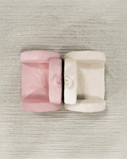 La mini-chaise Hop en fausse fourrure