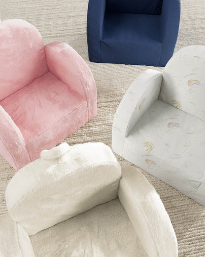 La mini-chaise Hop en fausse fourrure