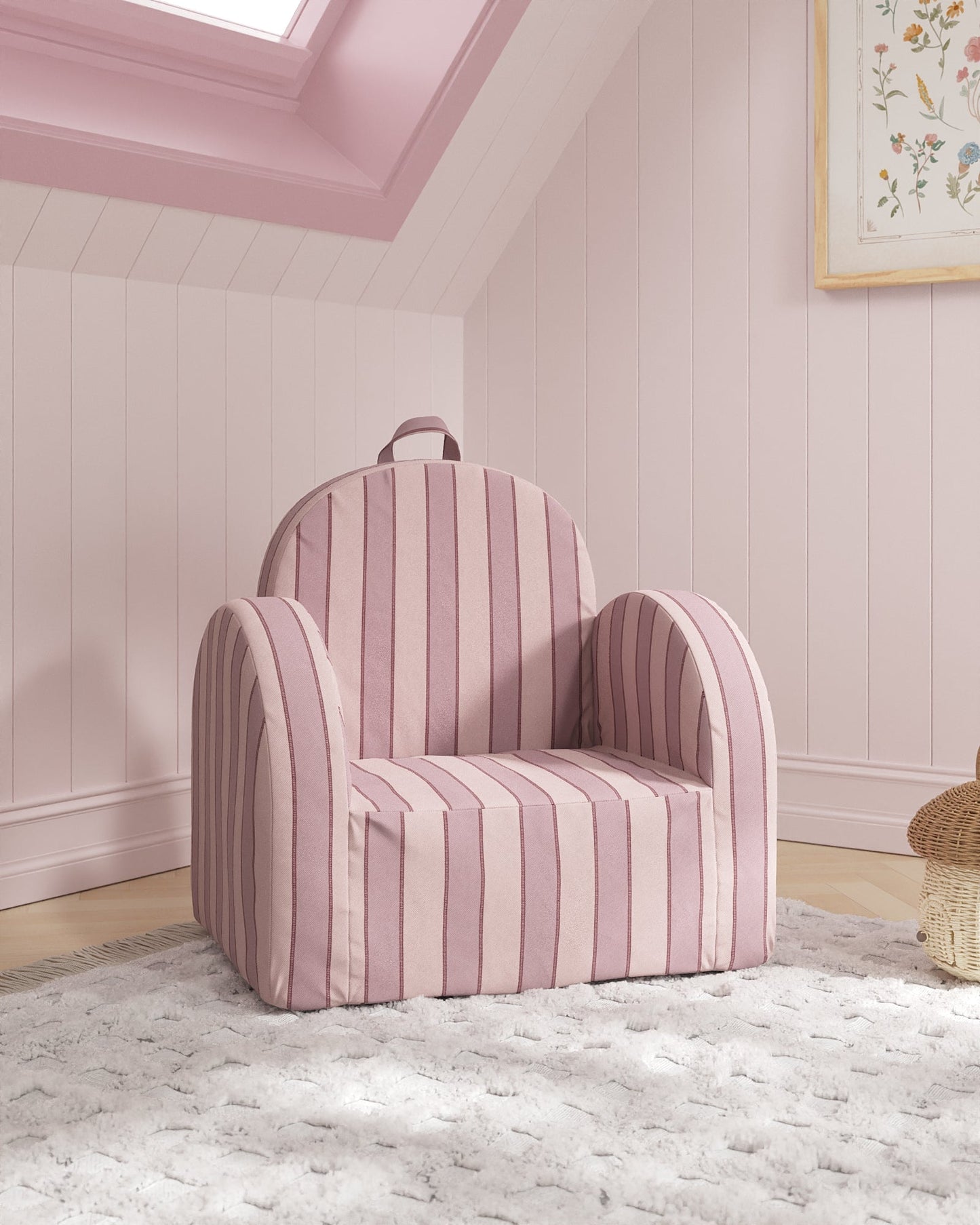 La mini-chaise Hop en sergé