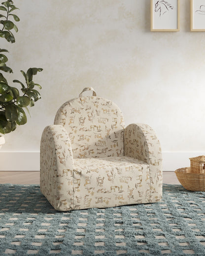 La mini-chaise Hop en sergé