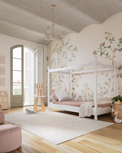 Lit enfant à baldaquin château