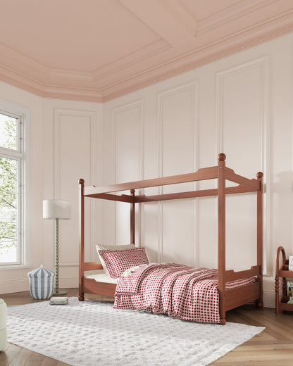 Lit enfant à baldaquin château