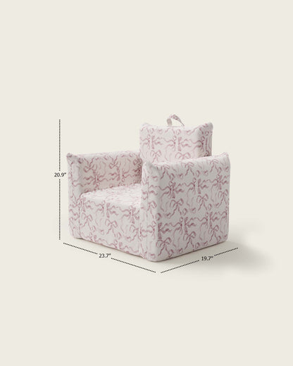 Le fauteuil Hug Mini en sergé