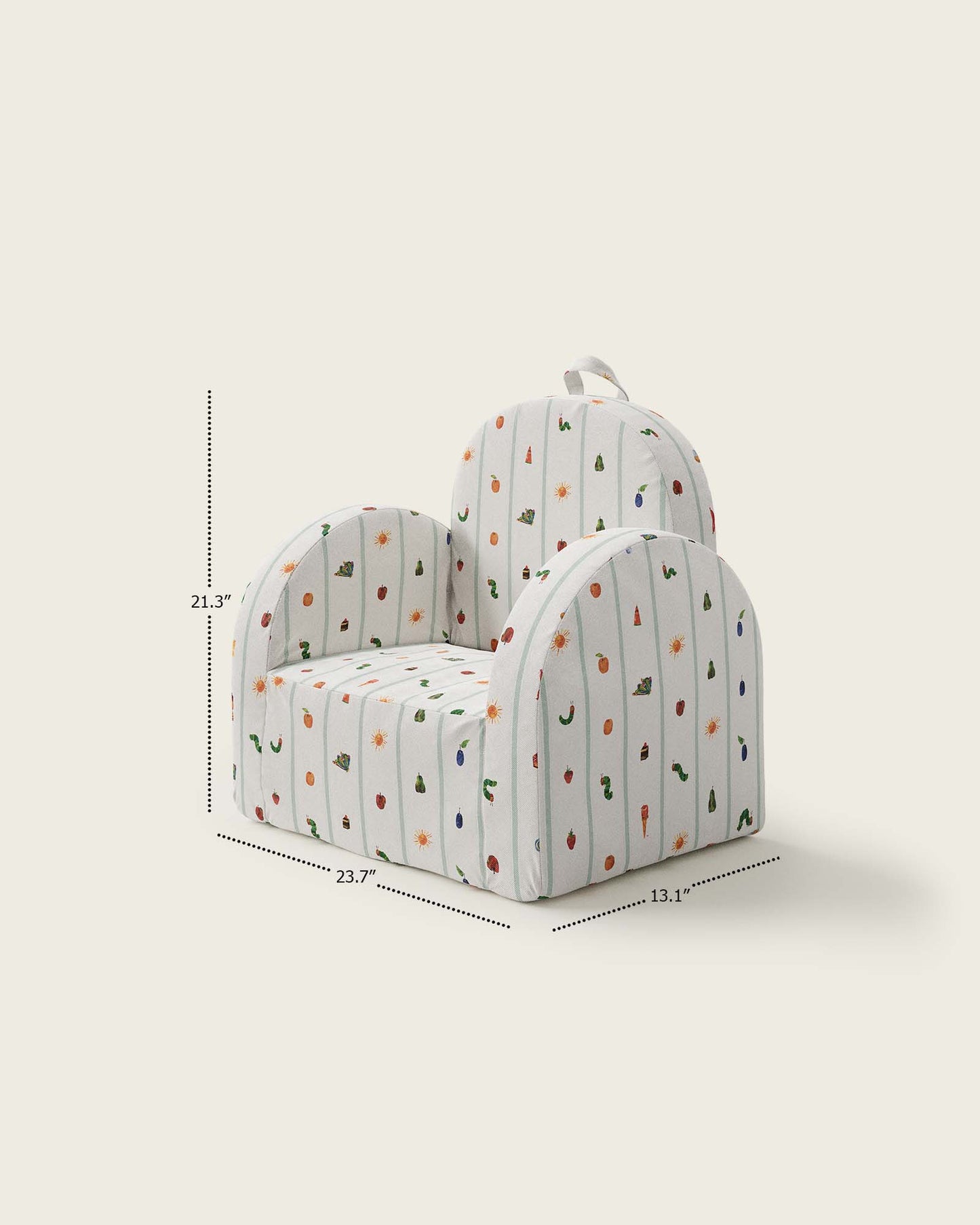 La mini-chaise Hop en sergé