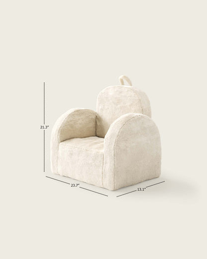 La mini-chaise Hop en fausse fourrure