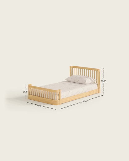 Lit enfant The Wave | Lit Montessori convertible en lit simple