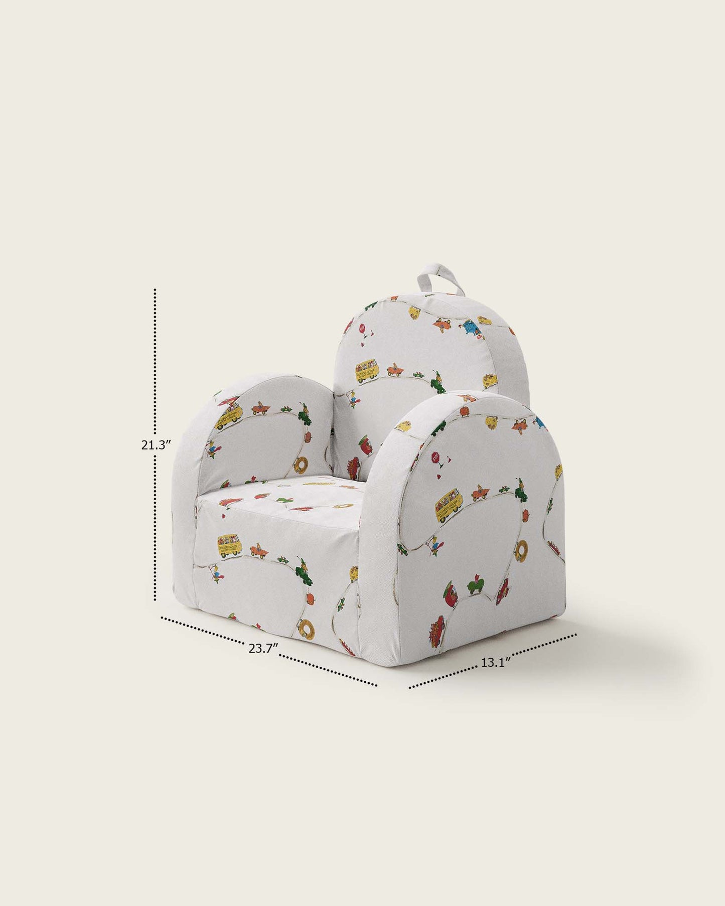 La mini-chaise Hop en sergé