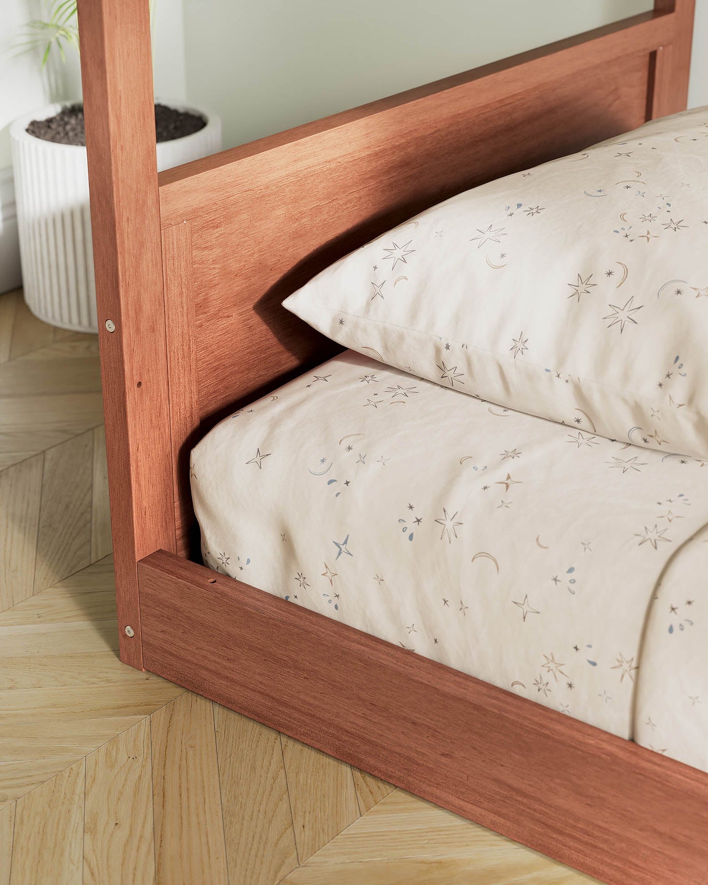 Lit enfant Our House | Lit Montessori convertible au sol en lit simple