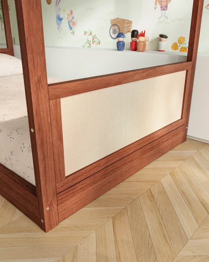 Lit enfant Our House | Lit Montessori convertible au sol en lit simple