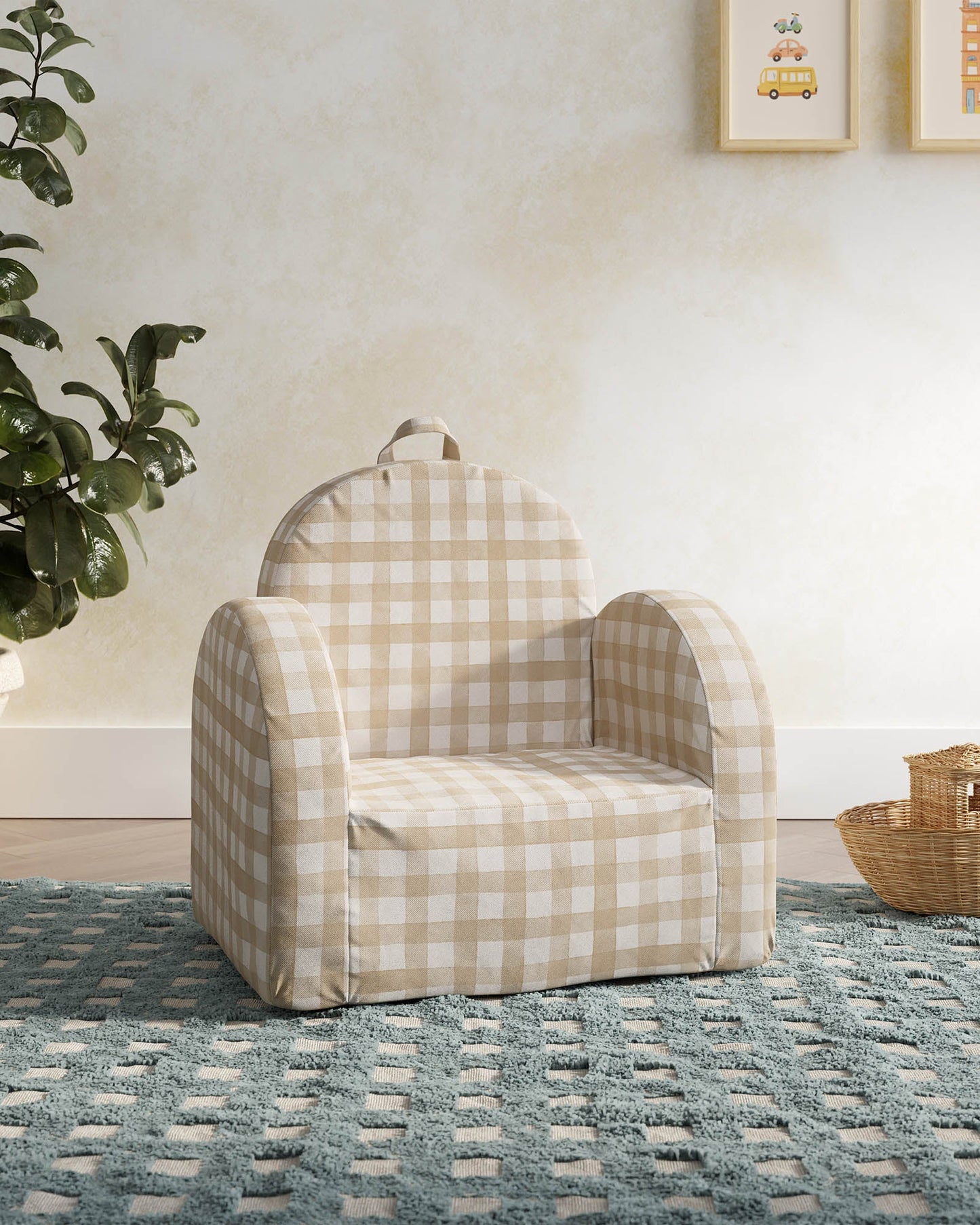 La mini-chaise Hop en sergé