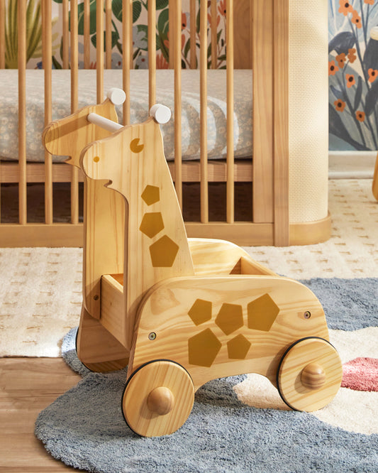 Coffre à jouets girafe