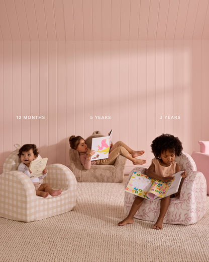 La mini-chaise Hop en fausse fourrure